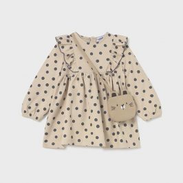 Vestido estampado con bolso bebé MAYORAL