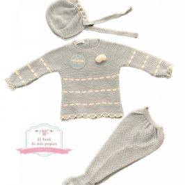 Conjunto Jersey, Polaina y Gorro Punto JULIANA