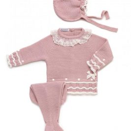 Conjunto Jersey  Polaina y Gorro Punto JULIANA
