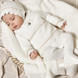 Conjunto Jersey  Polaina y Gorro Rombos JULIANA