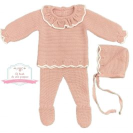 Conjunto de lana 2pzas   capota Maquillaje