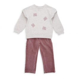 Conjunto sudadera y malla Micro pana BABYBOL