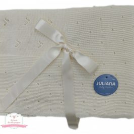 Mantita Bebé Uves Crudo - JULIANA