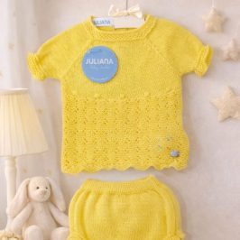 Conjunto Braga punto Todo "Amarillo" - JULIANA