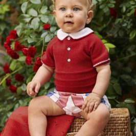 Conjunto 2 Piezas Pantalón Tela Rayada Sandia