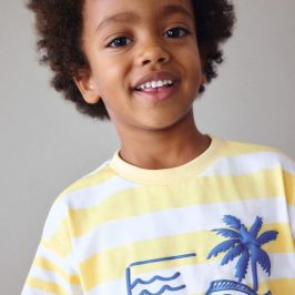 Conjunto algodón camiseta y pantalón peces Mayoral