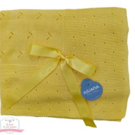 Mantita Bebé Uves Amarillo - JULIANA