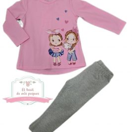 conjunto legin y camiseta fina niñas