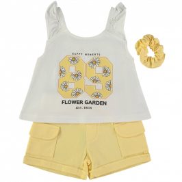 Conjunto 2 piezas + coletero Flower BABYBOL