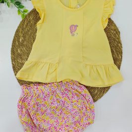 Conjunto camiseta manga corta y short amar MAYORAL