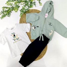 Chándal algodón 3 piezas Puppy player perrito