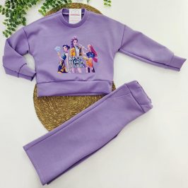 Chándal fino entretiempo Kpop Lila