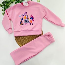 Chándal fino entretiempo Kpop Rosa