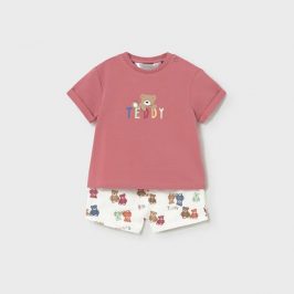 Conj  pantalón estampado y camiseta Teddy  MAYORAL