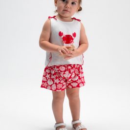 Conj  short estampado cangrejo MAYORAL