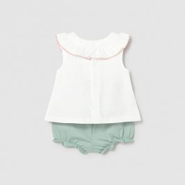 Conj 2 piezas camiseta tirantes blanco MAYORAL