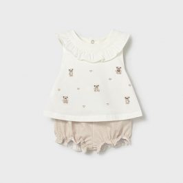 Conj 2 piezas camiseta tirantes ositos MAYORAL