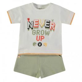 Conjunto 2pzas Never Grow up BABYBOL