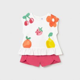 Conjunto Short Gráfica frutas MAYORAL