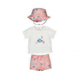 Conjunto baño 3 piezas protección solar pez MAYORA