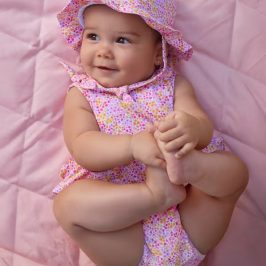 Pelele estampado con gorro MAYORAL