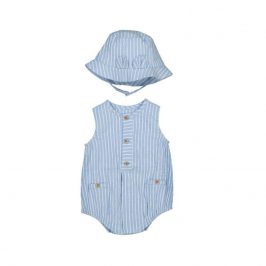 Pelele estampado rayas con gorro MAYORAL