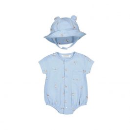 Pelele y gorro cielo MAYORAL