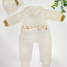 conjunto peto 3 pzs jersey y capota crudo camel