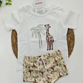 Conjunto Baño jirafas selva niño