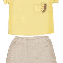 Conjunto algodón Amarillo Jirafa MAYORAL