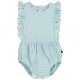 Pelele Bambula unisex verde agua Atari de CALAMARO
