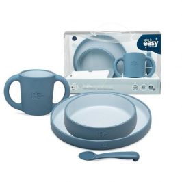 Vajilla Infantil azul 4 pzas intertbaby