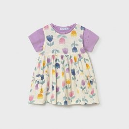 Vestido algodón 2pzas tulipanes MAYORAL
