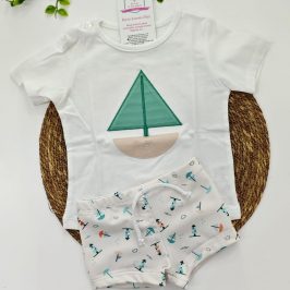 conjunto baño barco velero niño