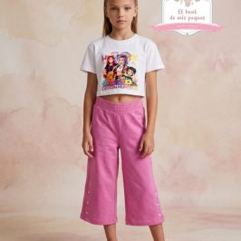 conjunto k pop pantalón y camiseta algodón pirata