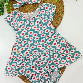 Vestido +Braga+Cinta Flores BABYBOL