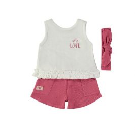 Conjunto 2 piezas tirantes y pantalón Love BABYBOL